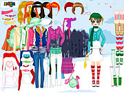 Click to Play Winter Walking Dress Up