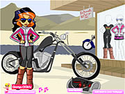 Click to Play Biker Betty Dressup