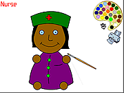 Click to Play Nurse Coloring