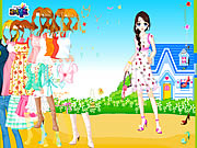 Click to Play Blue House Spring Dressup