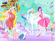 Click to Play Fairy and the Unicorn Dressup