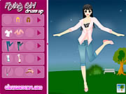 Click to Play Flying Girl Dressup