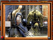 Click to Play Sort My Tiles Wolverine Vs Hulk