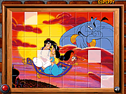 Click to Play Sort My Tiles Aladdin and Jasmine