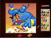 Click to Play Aladdin Online Coloring