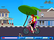 Click to Play Cycling Kiss