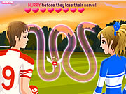 Click to Play Highschool Sweethearts Kissing Game