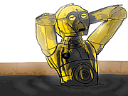 Click to Play Threepio Takes A Bath