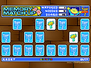 Click to Play Toy Story Memory Match-Up