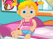 Click to Play Baby Ella Hurts Her Leg